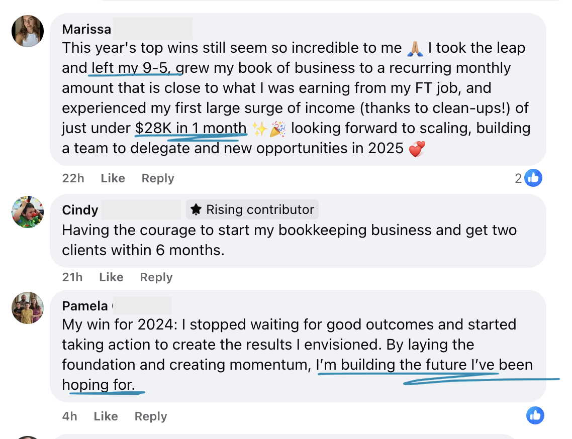 Student wins: left 9-5, grew recurring monthly income, $28K in one month